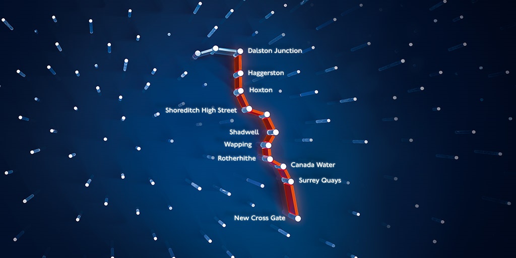 London Overgorund Map c. TfL