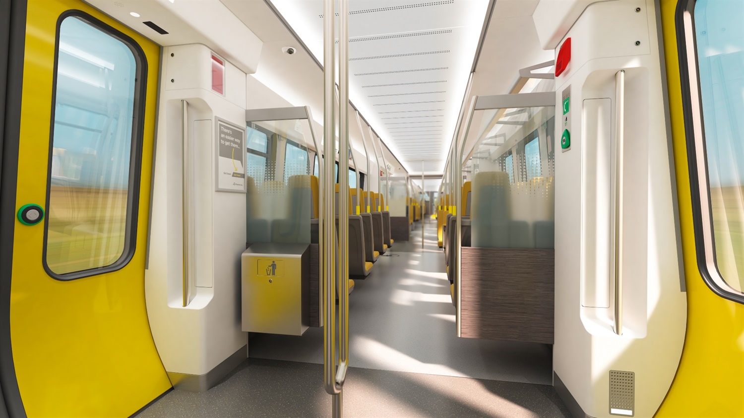 Merseytravel Stadler Interior