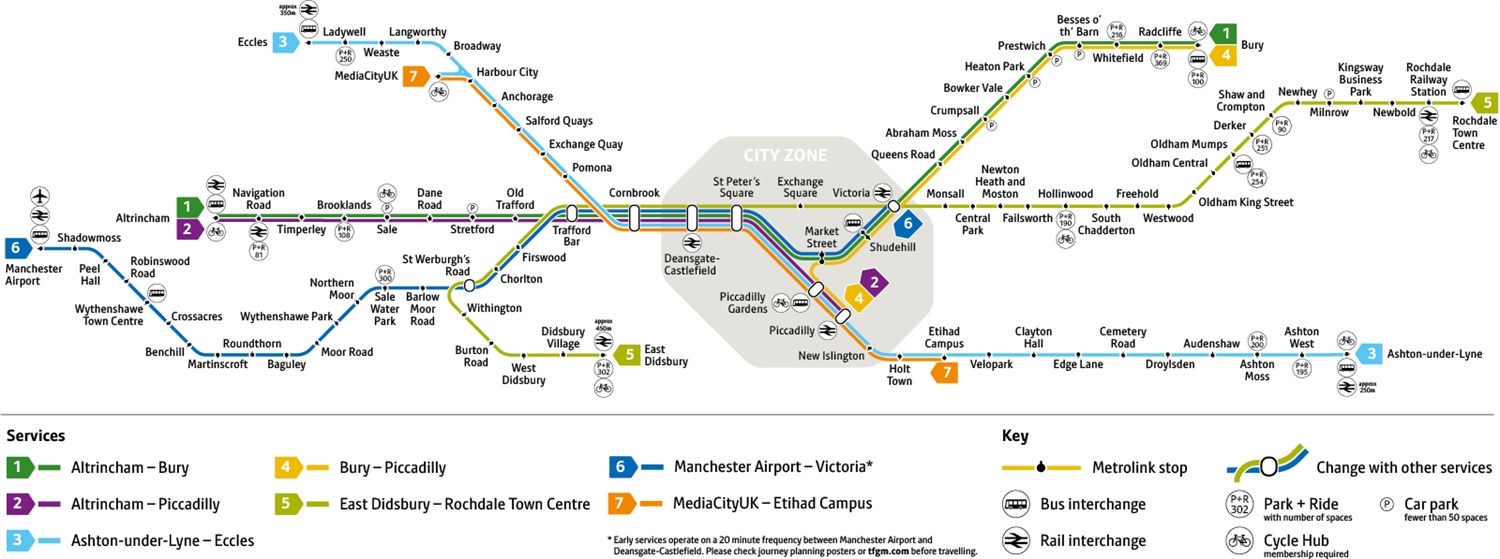 GM Metrolink services get capacity boost and updated tram map