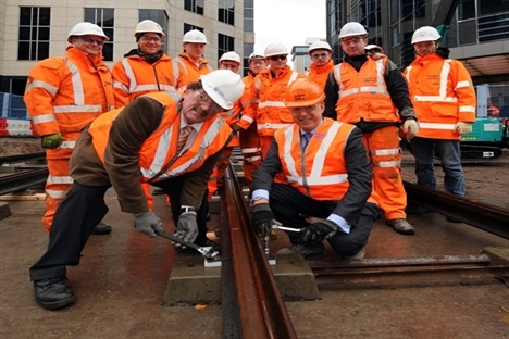 Midland Metro extension work begins