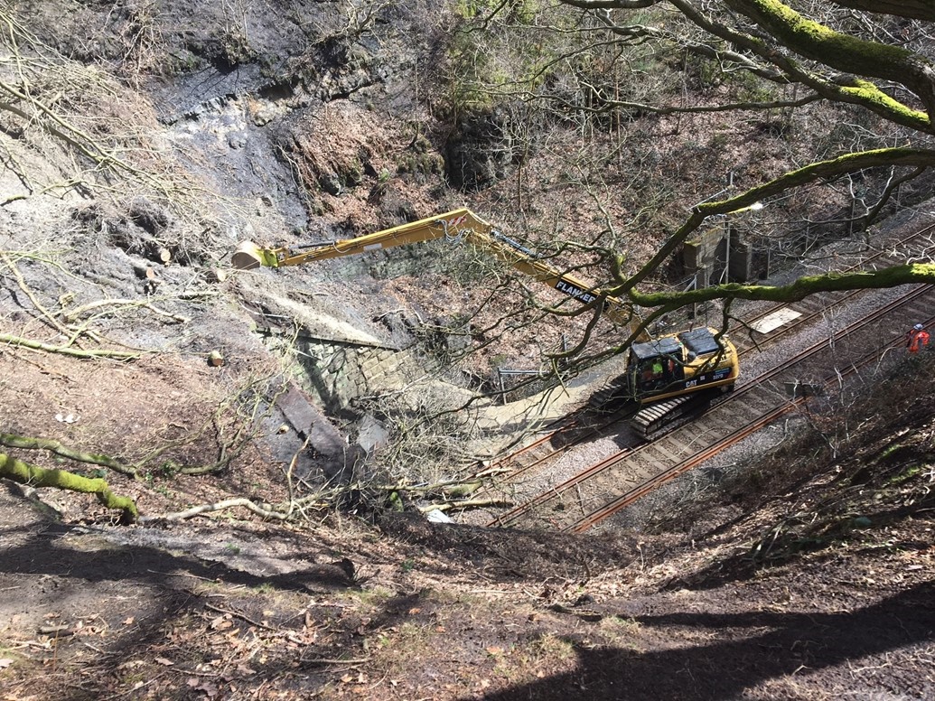 Repairs needed after landslip causes extensive damage to Yorkshire tunnel 