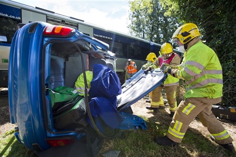 Northern Ireland train crash re-enacted in trespassing warning