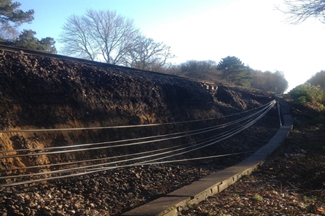 Ockley landslip causes Sussex disruption