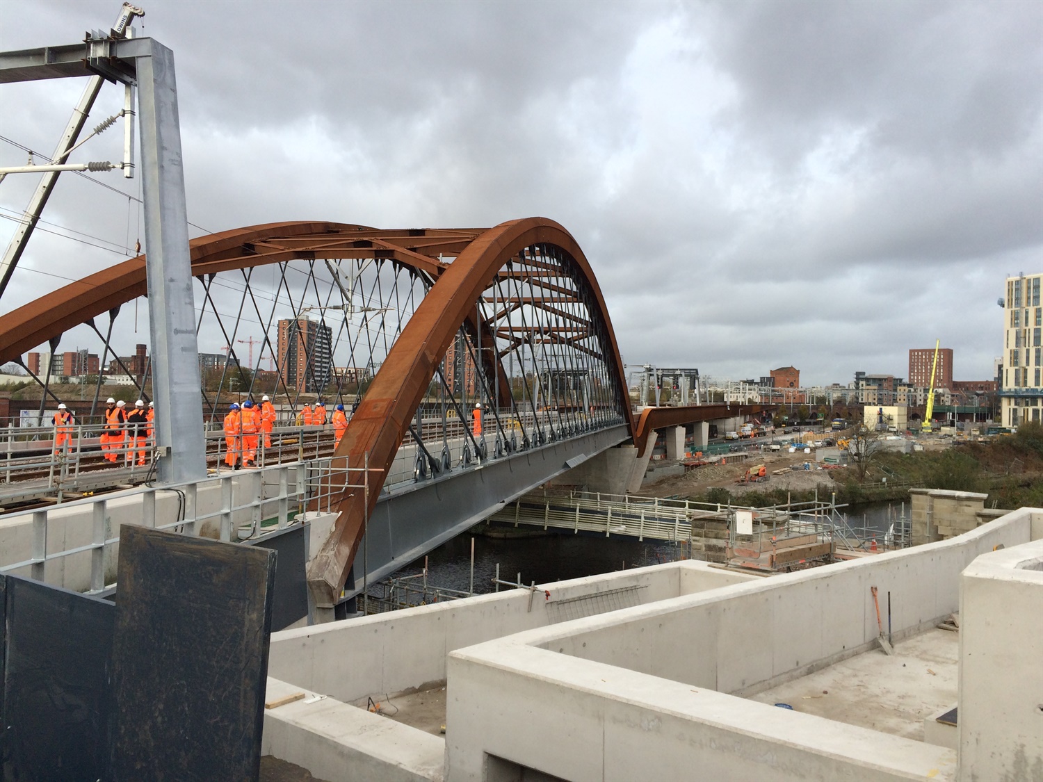 Ordsall Chord landscape