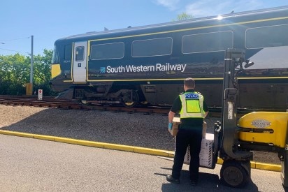 PPE donated by South Western Railway to local emergency services 