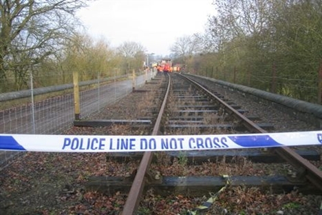 Simulated rail accident investigation