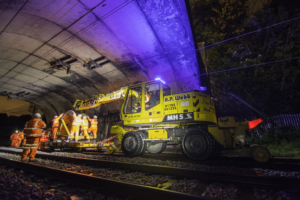 Thieves make off with £90,000 of copper wire from railway in Staffordshire