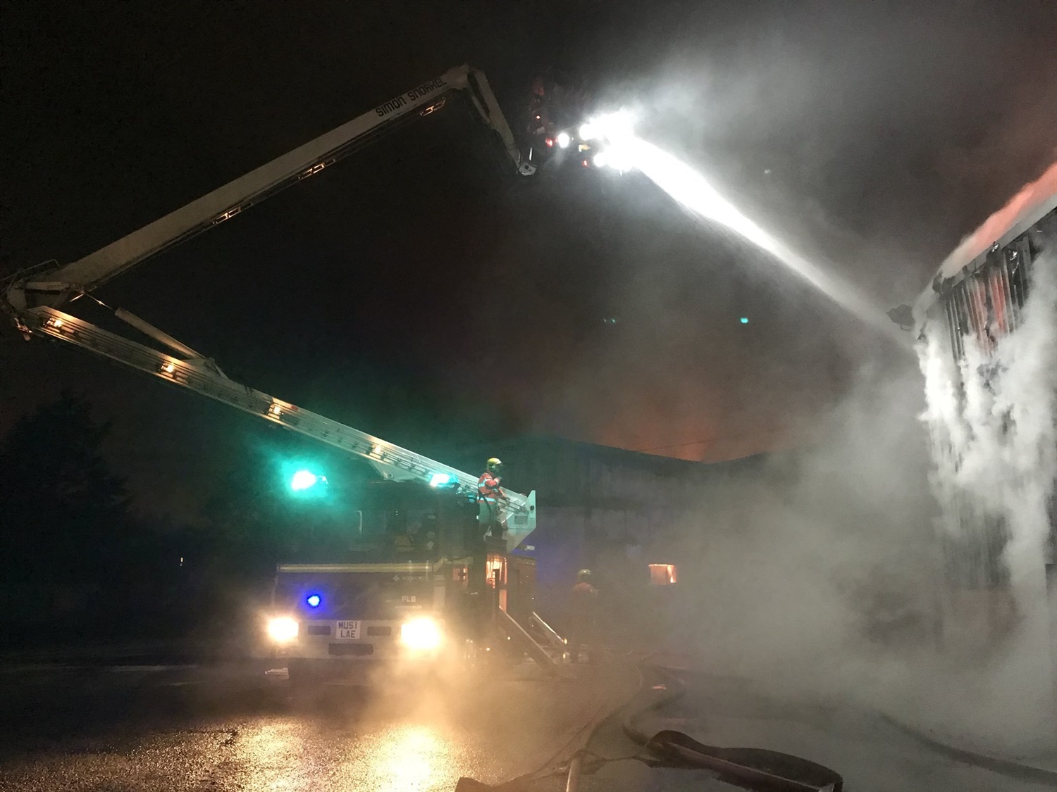 Rochdale fire: Northern cancels services as 100 firefighters attend trackside blaze