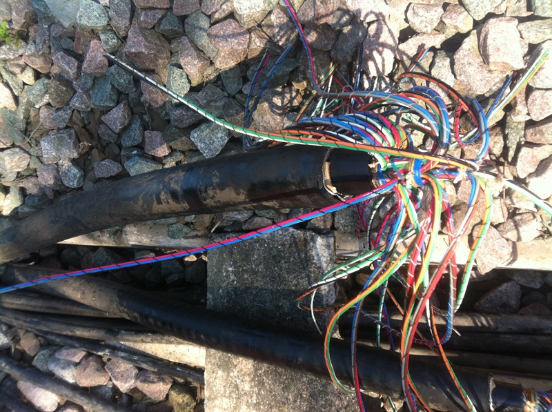 Severed cable Millbrook area Severed cable Millbrook area