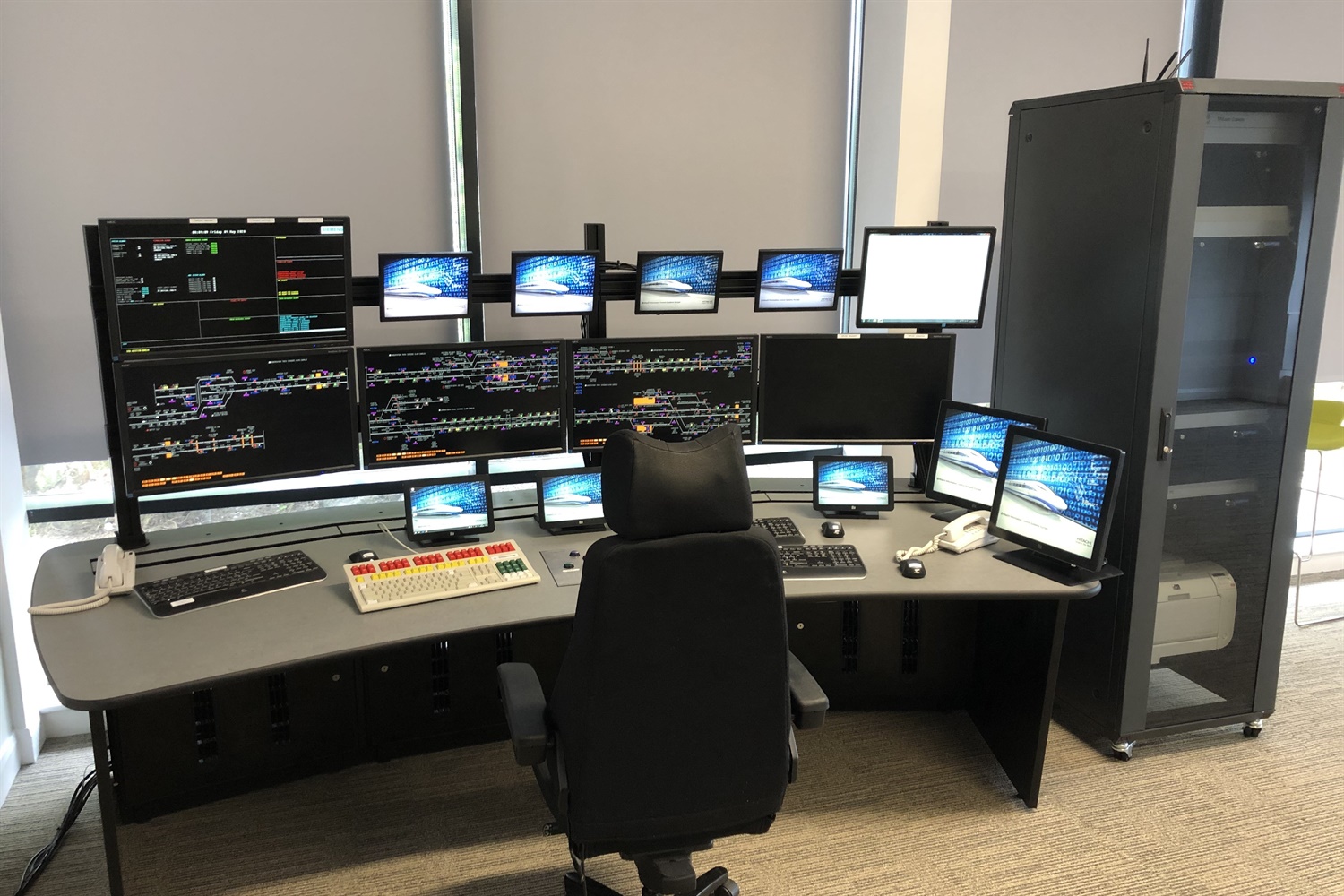 New West Midlands railway signallers training facility 