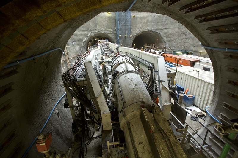 TBM Jessica re-assembled at Limmo to start second tunnel drive 142871