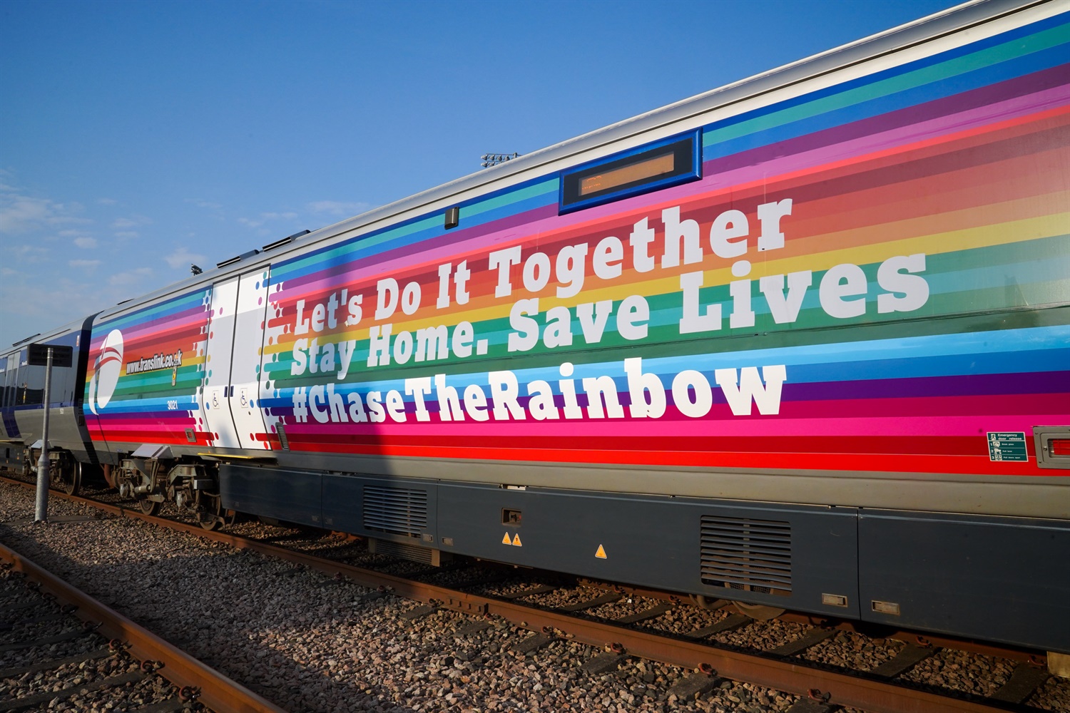 ‘Trainbow’ symbols of hope spread across Translink 