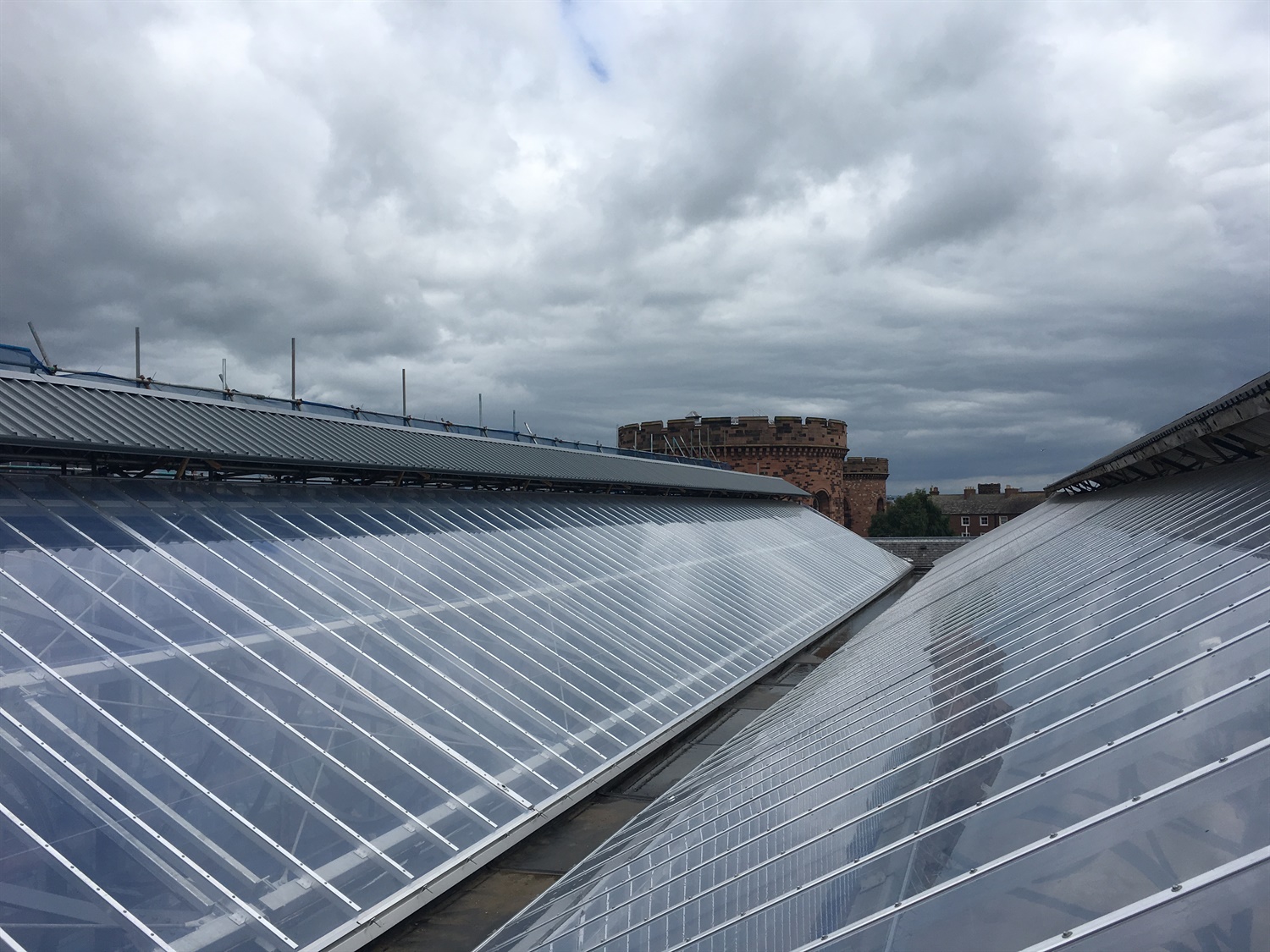Carlisle station’s £14.5m roof renewal work takes shape
