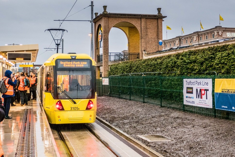 Metrolink Trafford Park Line start date announced 