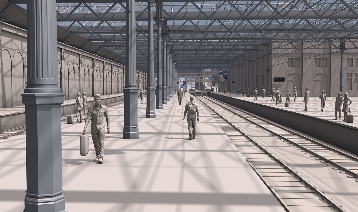 NR reveals mock-ups of Edinburgh Waverley platform extension 
