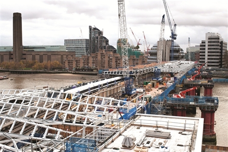 The station over the Thames