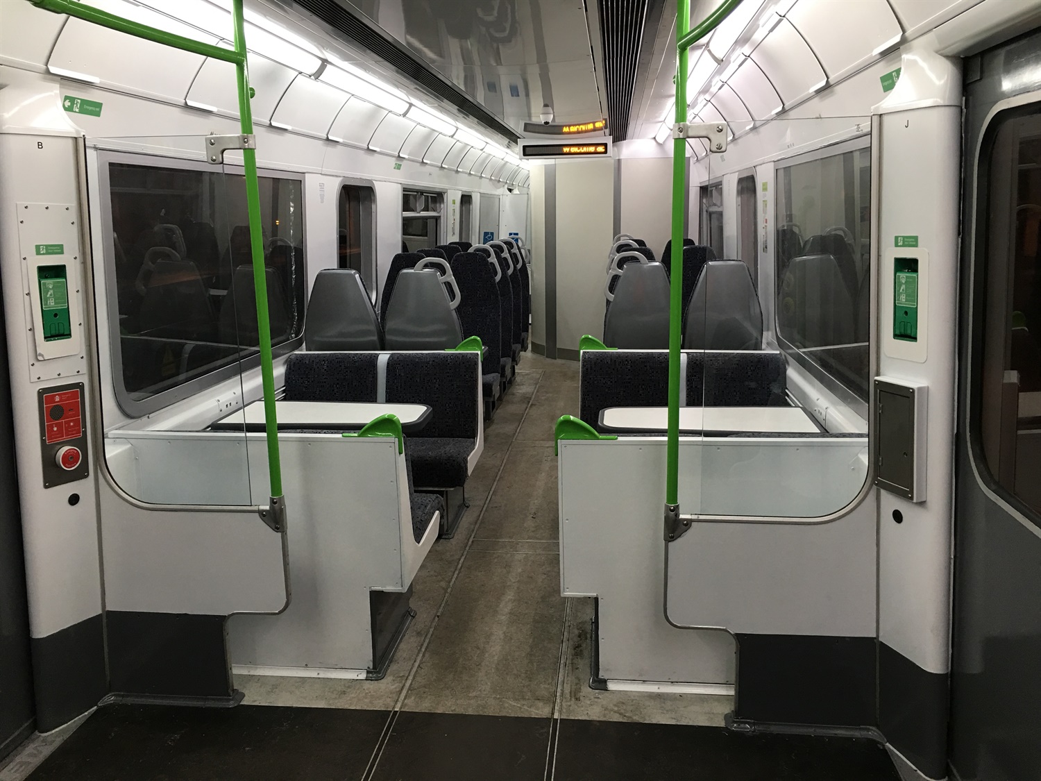d-train middle car interior finished d-train middle car interior finished