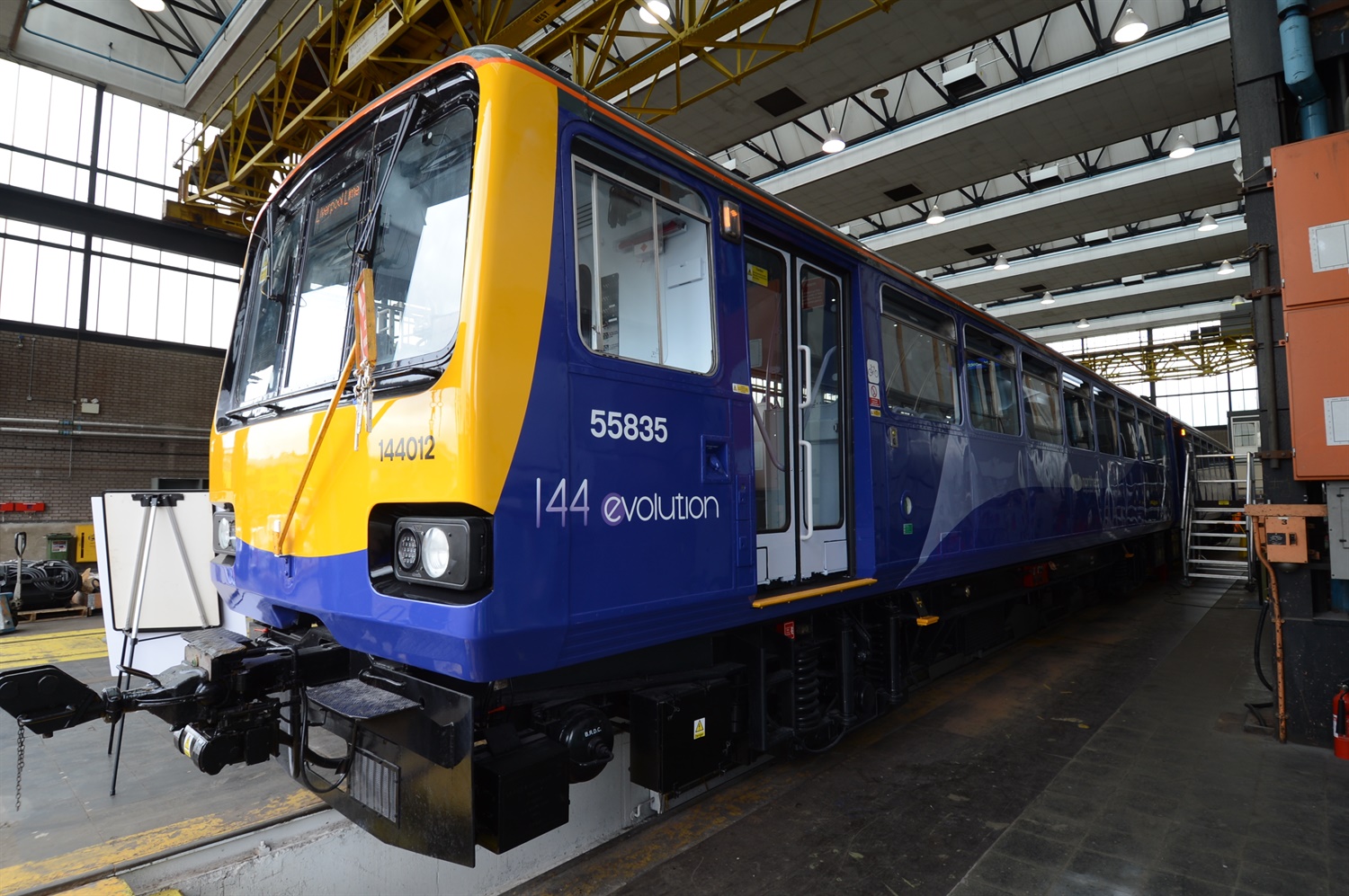 Porterbrook unveils refurbed Class 144e Evolution Pacer