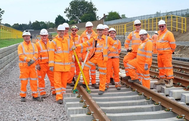 Track installed on Oxford to Marylebone line