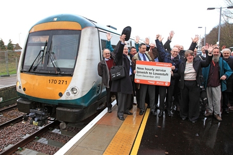 New services announced for the East Suffolk line