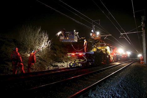 Half-year results show £2.74bn investment in rail