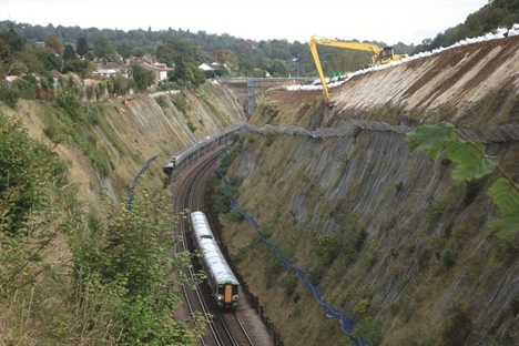 Stabilising the Hooley Cutting