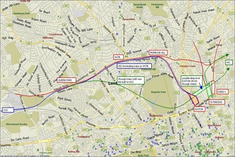 Lords submit alternative route for HS2