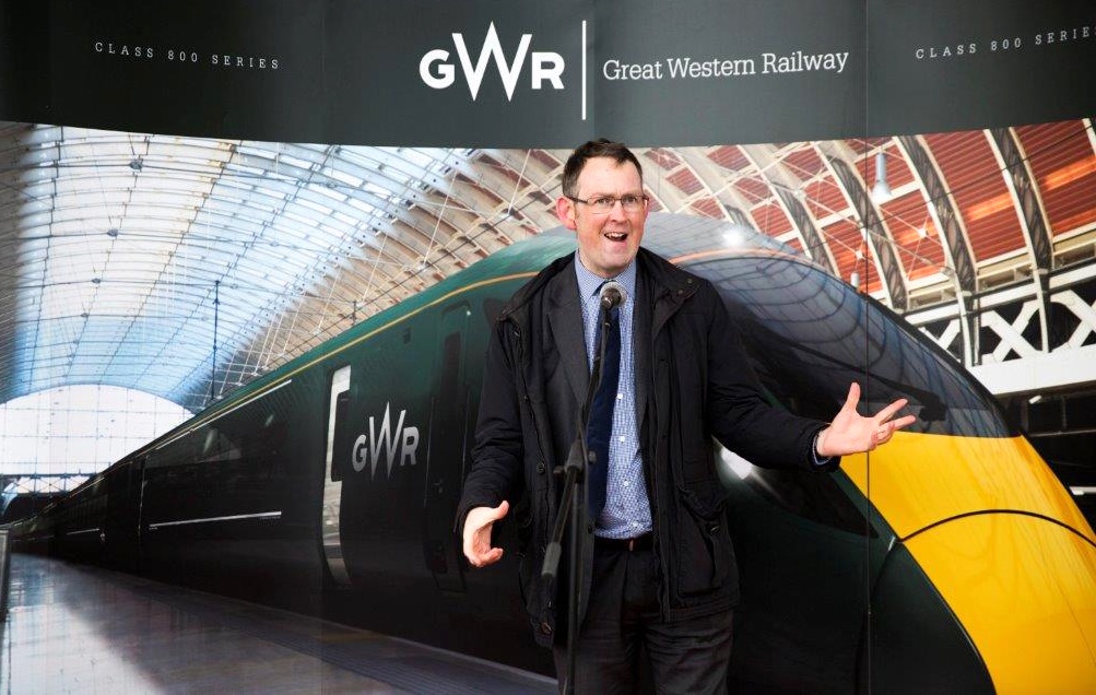 Maynard visits proposed Westbury-Salisbury extension to TransWilts line