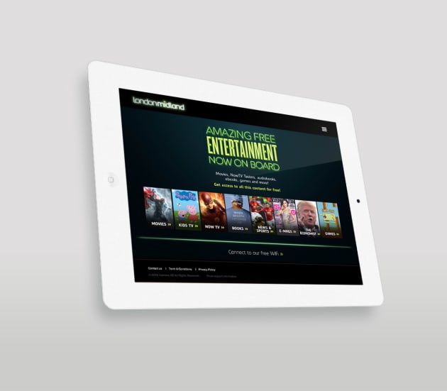 London Midland launches new Motion entertainment service on trains