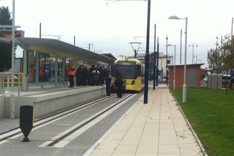 Trams arrive early for Ashton