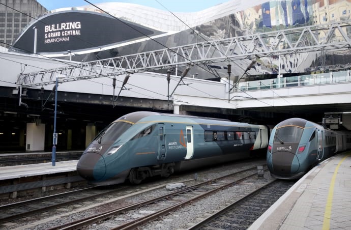 £350m contract for Hitachi Rail to build new Avanti West Coast trains 